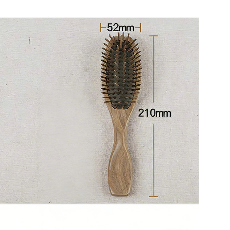 Green Sandalwood Scalp Comb