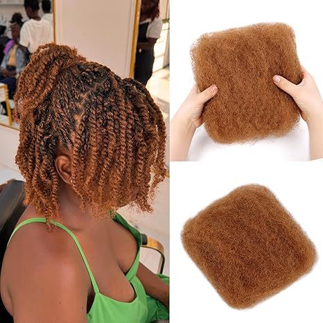 Human Hair Dreadlock Puff Wig