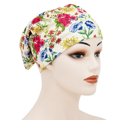 Printed Double-Layer Sleep Cap