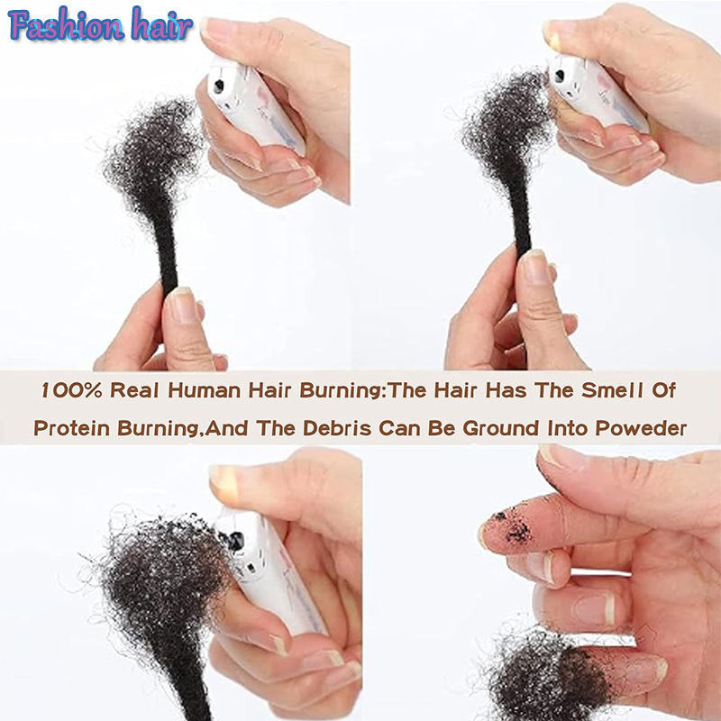 Human Hair Dreadlock Puff Wig