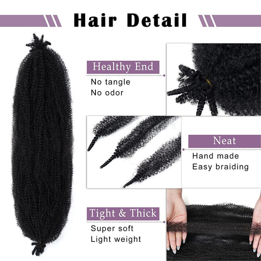 22 Inch Soft Springy Afro Twist Hair