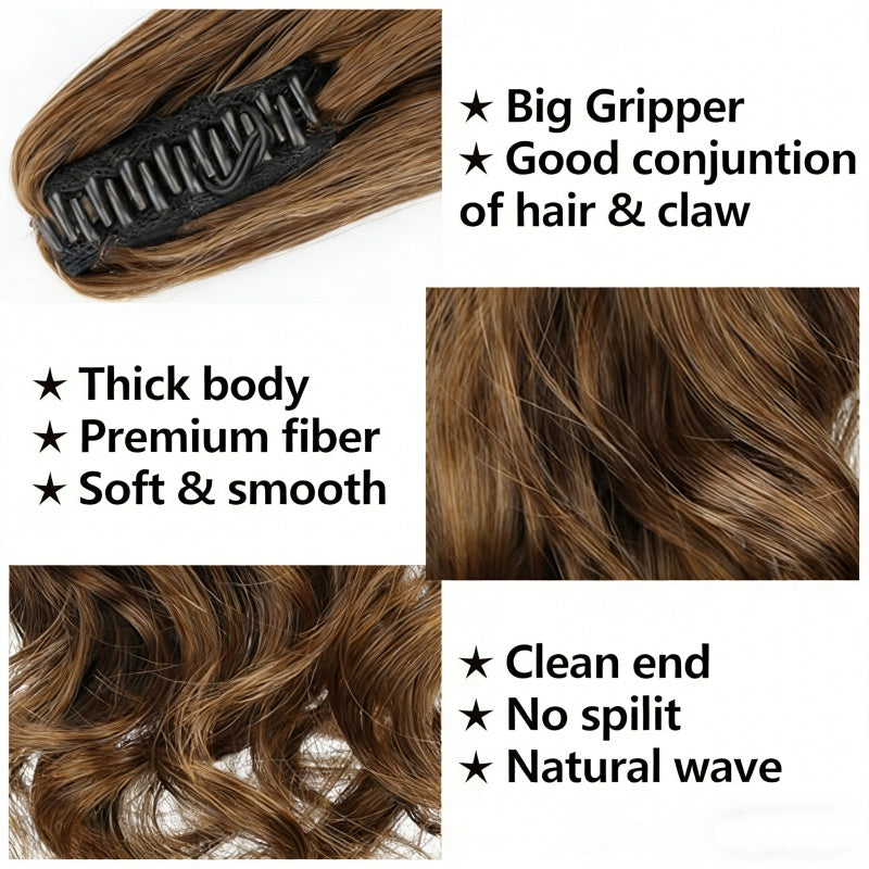 Clip-In Wavy Ponytail Extension