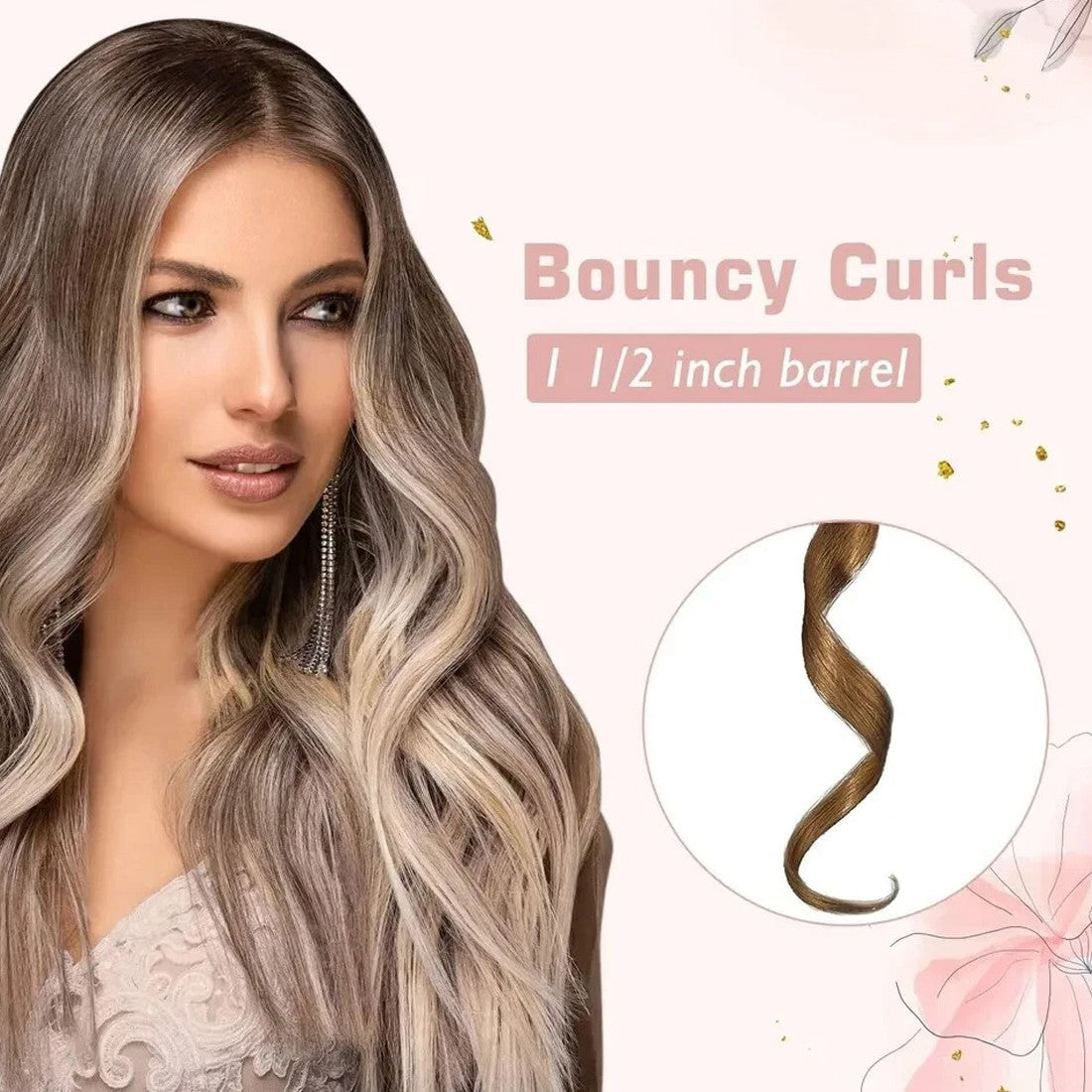 38mm Large Barrel Curling Wand