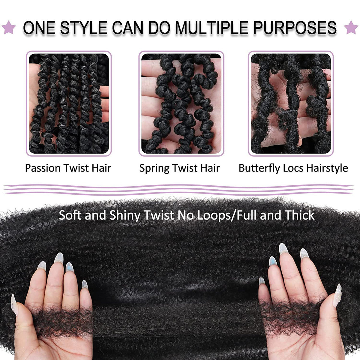 22 Inch Soft Springy Afro Twist Hair