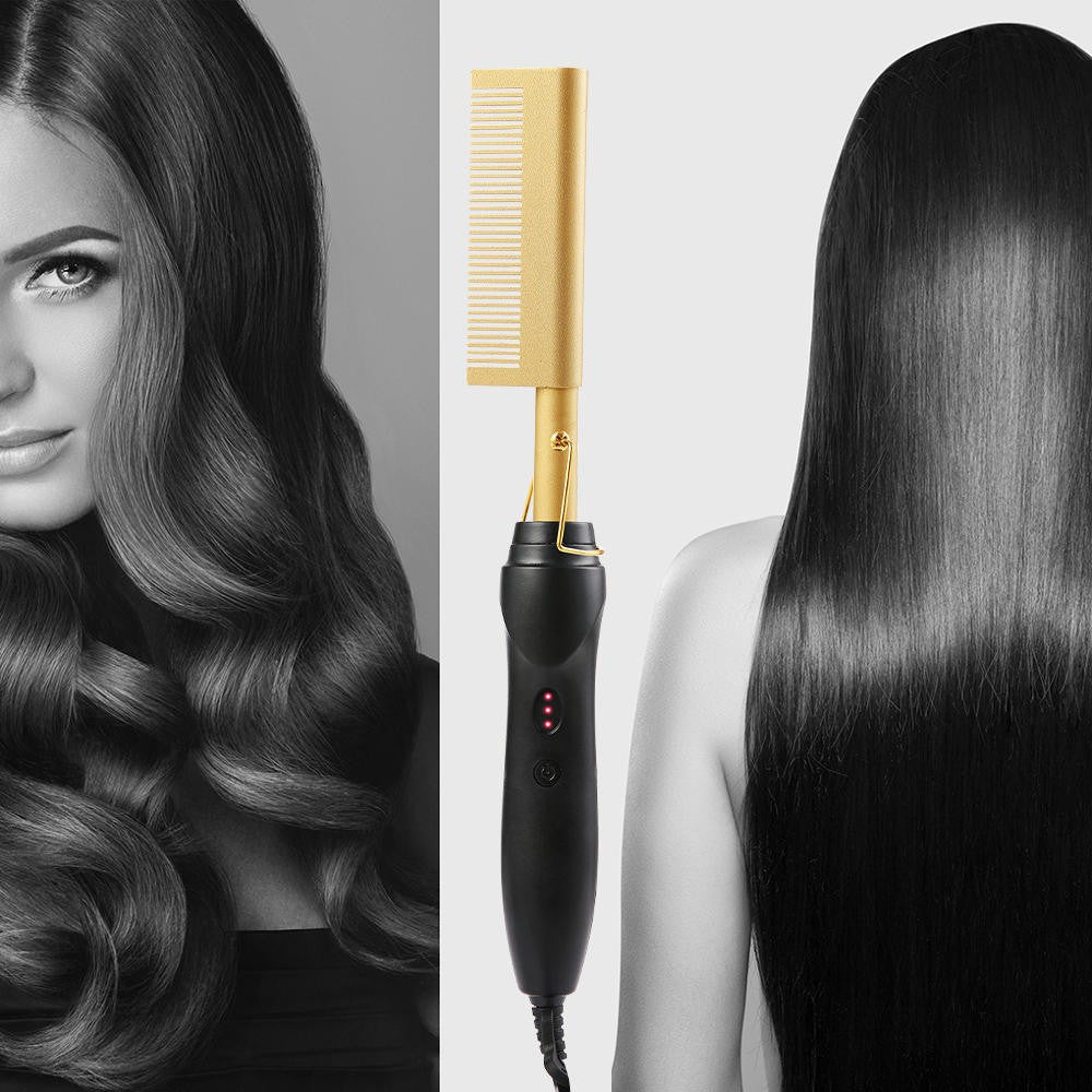 Press Comb Hot Comb Professional Hair Hot Comb Straightener Electric Hot Comb