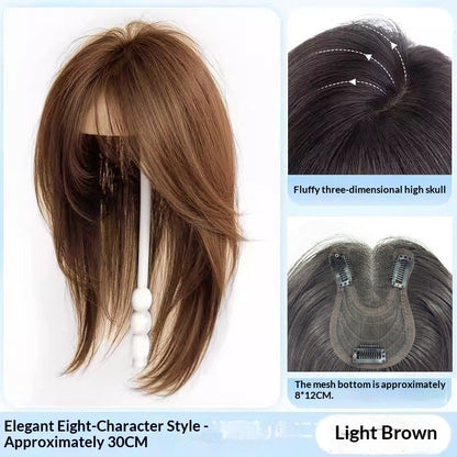 No Hairnet Needed Women's Hairpiece For Crown Area To Add Volume One-piece