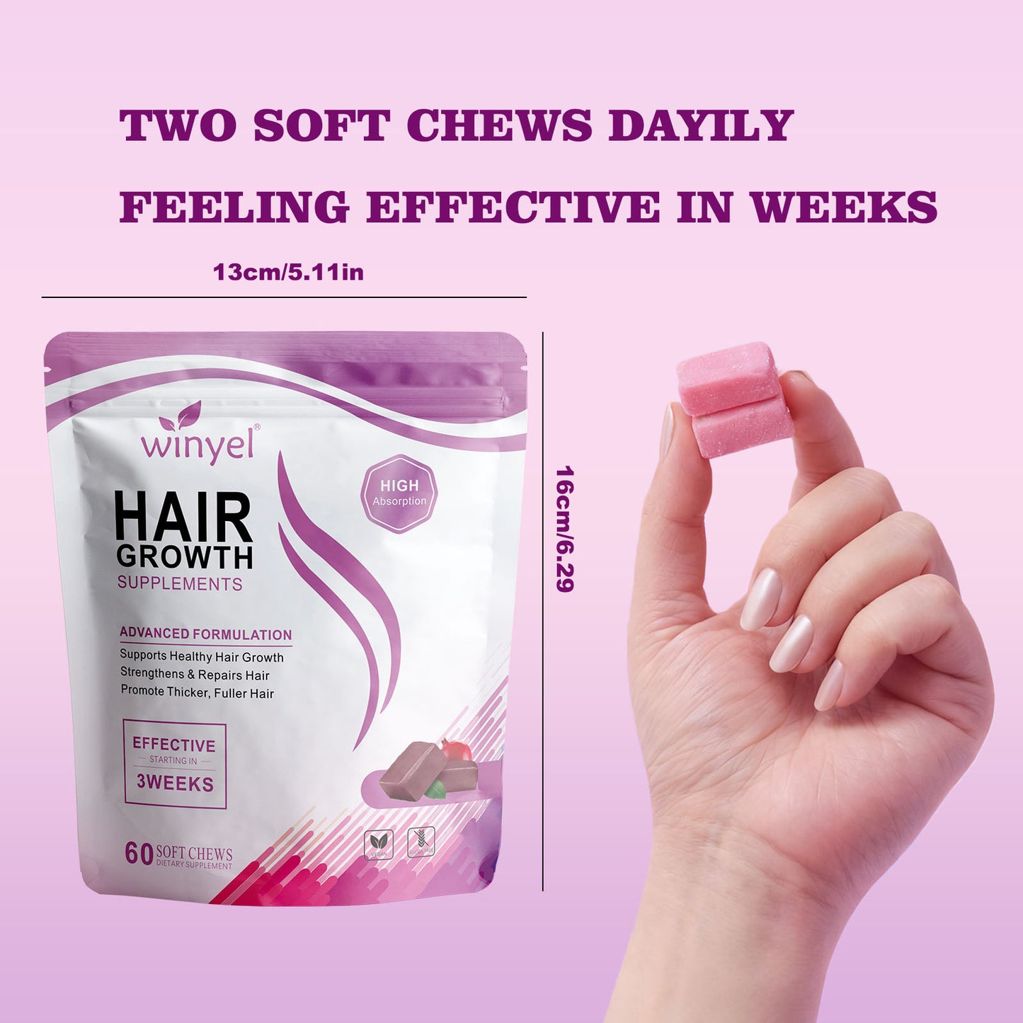 Hair Growth Soft Chewables